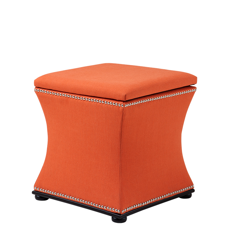 EICHHOLTZ Chair Austin orange linen blend