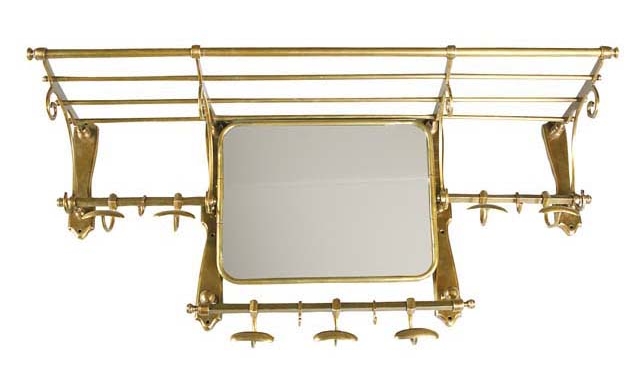 EICHHOLTZ Coatrack old french with mirror brass