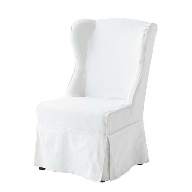  EICHHOLTZ Chair Pampelonne white Set von 2
