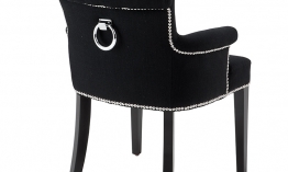 EICHHOLTZ Chair Arm Key Largo Set von 2 black