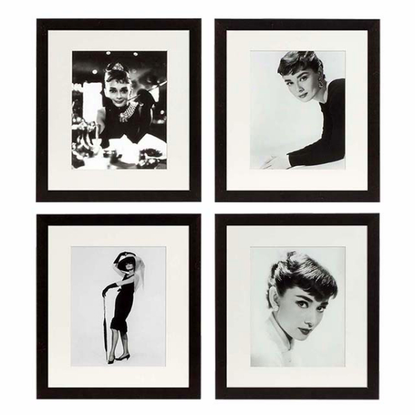 EICHHOLTZ Prints Audrey Hepburn Set von 4