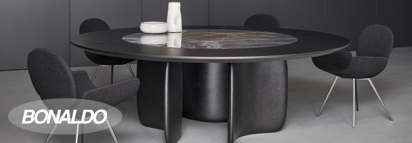 BONALDO – Swivel Tables – Eine Idee, Zwei Designs