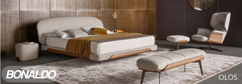 BONALDO Kollektion OLOS – Design für das Schlafzimmer.