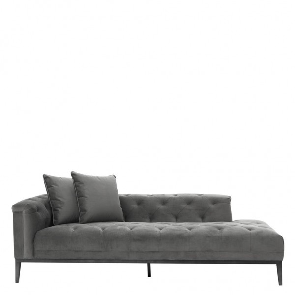 EICHHOLTZ Lounge Sofa Cesare left Granit