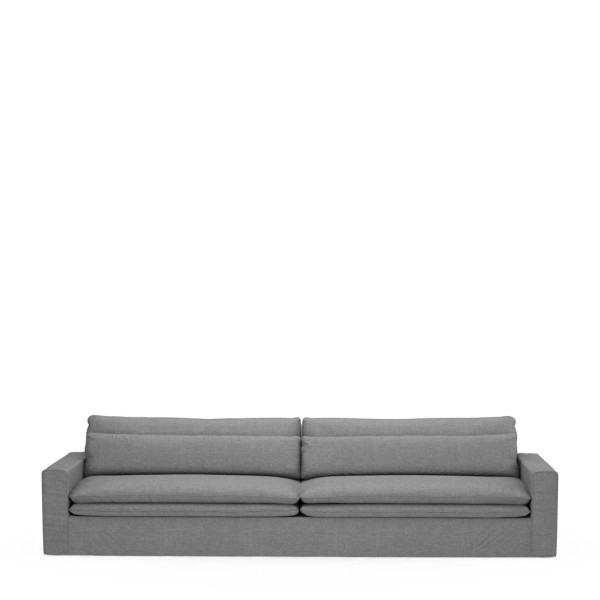 RIVIÈRA MAISON Sofa Continental 5 Sitzer Grey Washed Cotton