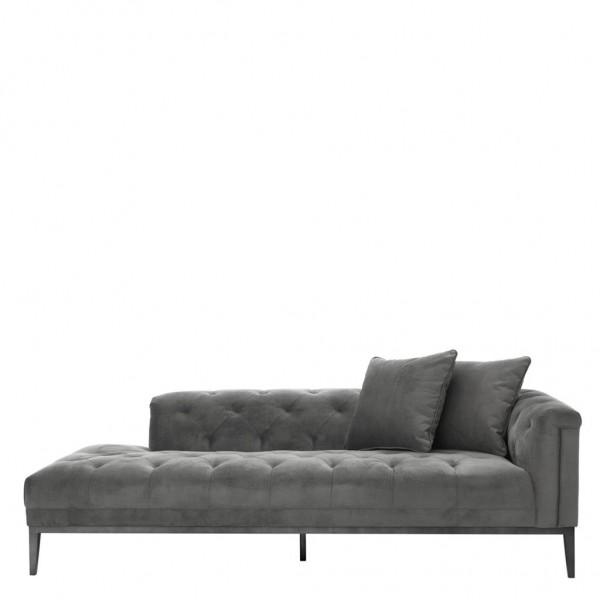 EICHHOLTZ Lounge Sofa Cesare right Granit