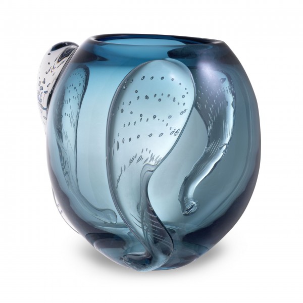 EICHHOLTZ Vase Sianluca Large Blau