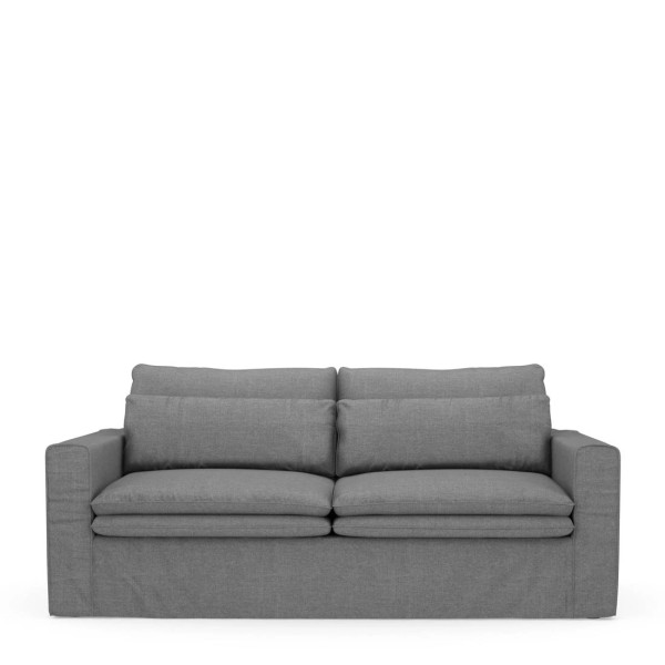 RIVIÈRA MAISON Sofa Continental 2,5 Sitzer Grey Washed Cotton
