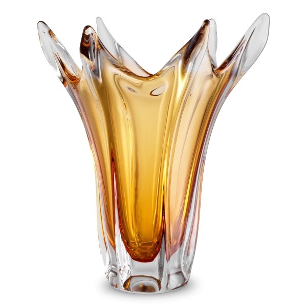 EICHHOLTZ Vase Sutter Yellow Glass