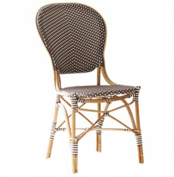 Sika Design Rattan-Stuhl Isabell Cappuccino 2er Set