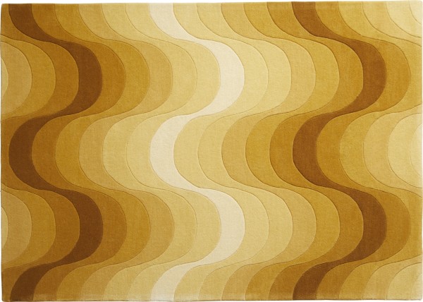 Verpan Teppich Wave Gelb