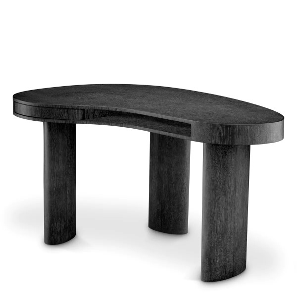 EICHHOLTZ Schreibtisch Desk Vence Charcoal Grey Oak Veneer