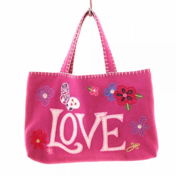 Jan Constantine Floral Love Bag pink
