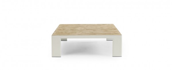 Ethimo Coffee Table Square 90 x 90 cm - Top Pickled Teak