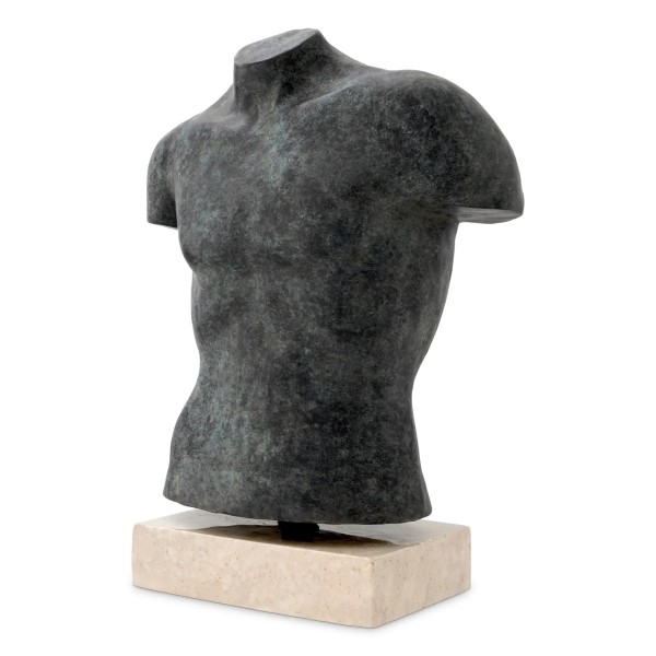 EICHHOLTZ Statue Torso Aristo Bronze