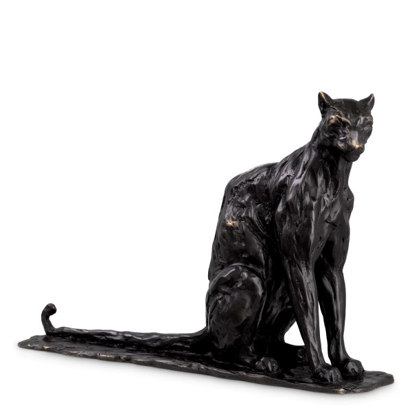 EICHHOLTZ Bronzeskulptur Sitting Panther