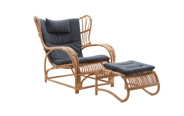Sika Design Lounge Set Teddy Chair und Footstool