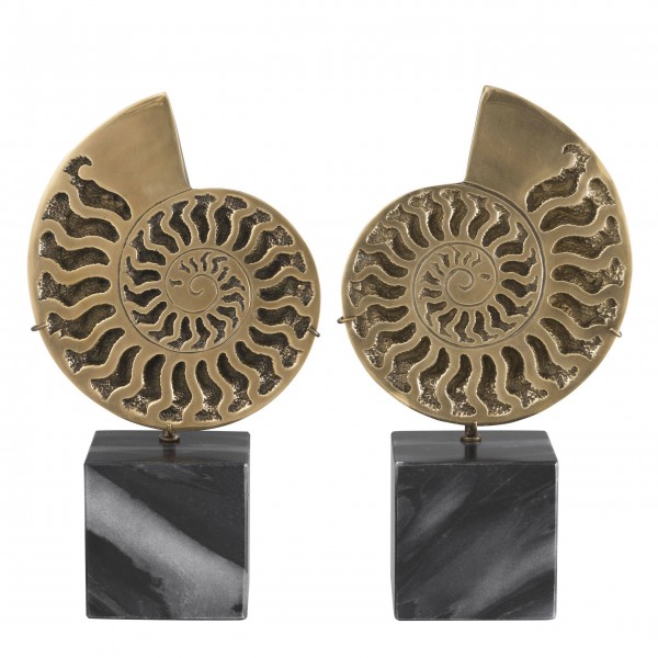 EICHHOLTZ Objekt Ammonite Vintage Brass