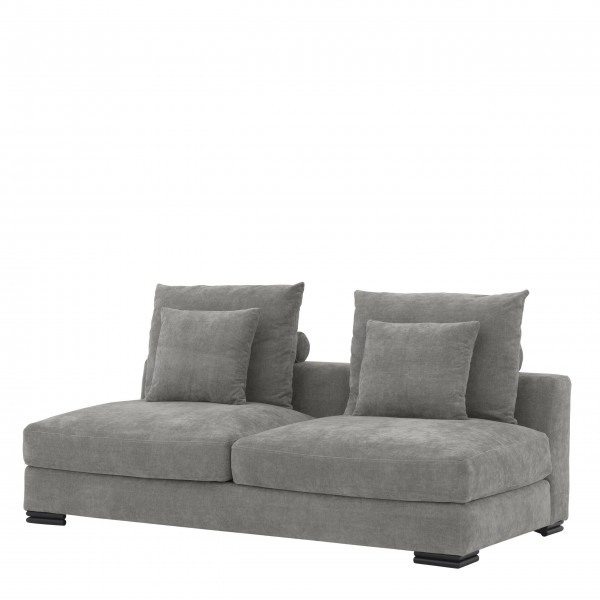 EICHHOLTZ Sofa Element 2- Sitzer Clifford Clarck Grey