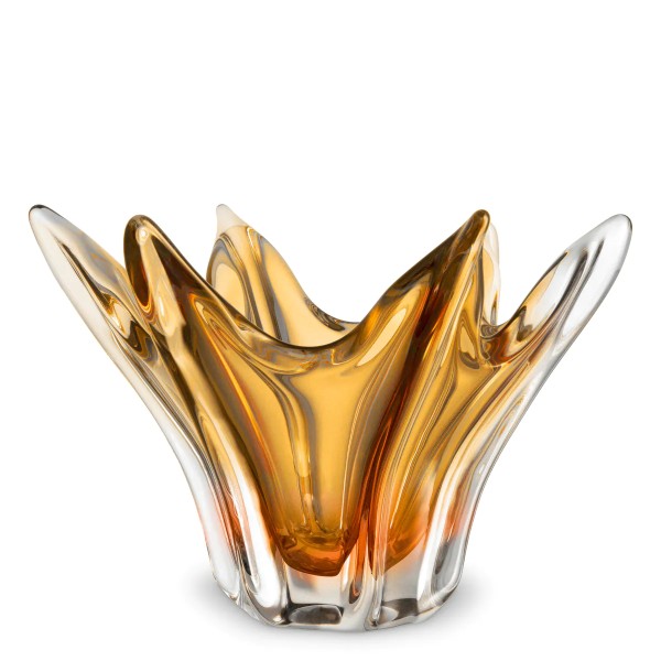 EICHHOLTZ Schale Bowl Sutter Yellow Glass