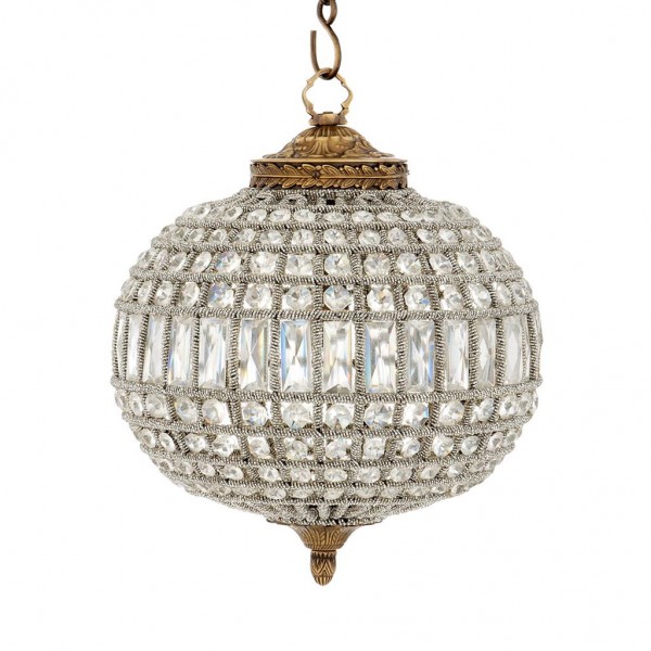 EICHHOLTZ Lamp Ceiling Kasbah oval S antique brass