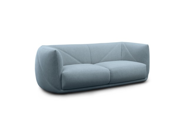 SABA ITALIA Sofa Vela 220 cm geteilte Sitzfläche