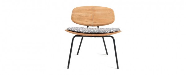 Ethimo Lounge Chair Agave Set von 2 Stk. - Kissen geformt geometric Terra