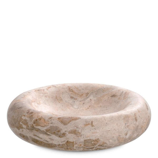 EICHHOLTZ Bowl Lizz Brown Marble Large