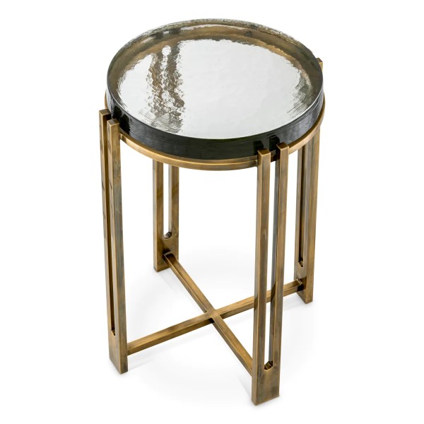 EICHHOLTZ Side Table Claremont Vintage Brass